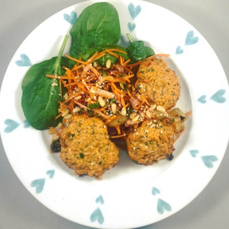 salmon prawn fish cakes